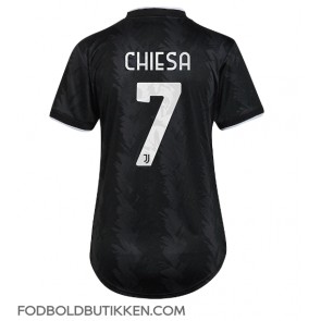 Juventus Federico Chiesa #7 Udebanetrøje Dame 2022-23 Kortærmet